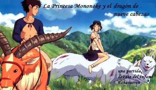 La princesa Mononoke y el drag&oacute;n de nueve cabezas