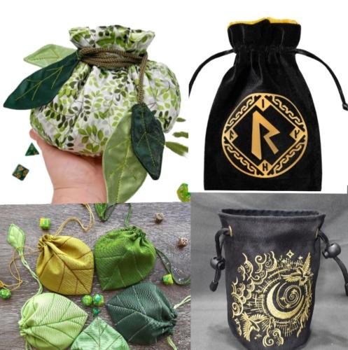 ACTIVIDAD CREATIVA: Bolsas para dados personalizadas (dise&ntilde;o libre)